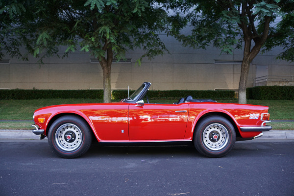 Used 1972 Triumph TR6 Roadster with vintage Judson Supercharger  | Torrance, CA