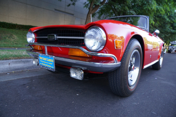 Used 1972 Triumph TR6 Roadster with vintage Judson Supercharger  | Torrance, CA