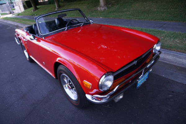 Used 1972 Triumph TR6 Roadster with vintage Judson Supercharger  | Torrance, CA