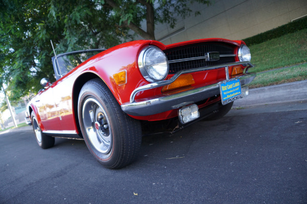 Used 1972 Triumph TR6 Roadster with vintage Judson Supercharger  | Torrance, CA