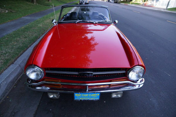 Used 1972 Triumph TR6 Roadster with vintage Judson Supercharger  | Torrance, CA