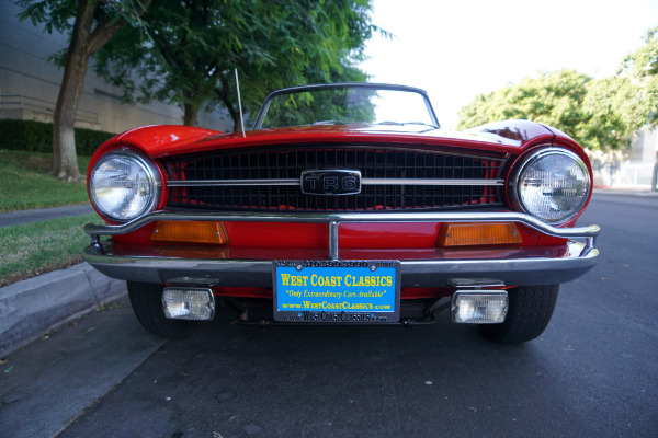 Used 1972 Triumph TR6 Roadster with vintage Judson Supercharger  | Torrance, CA