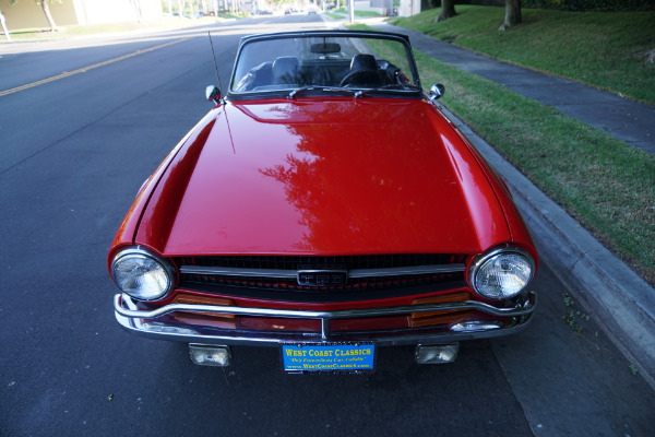 Used 1972 Triumph TR6 Roadster with vintage Judson Supercharger  | Torrance, CA