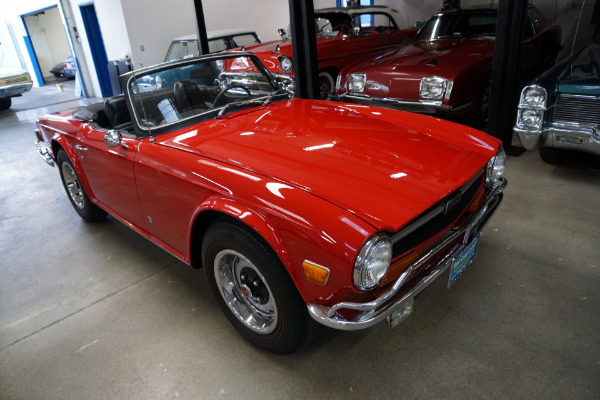 Used 1972 Triumph TR6 Roadster with vintage Judson Supercharger  | Torrance, CA