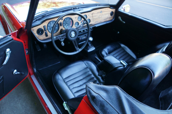 Used 1972 Triumph TR6 Roadster with vintage Judson Supercharger  | Torrance, CA