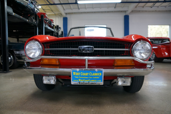 Used 1972 Triumph TR6 Roadster with vintage Judson Supercharger  | Torrance, CA