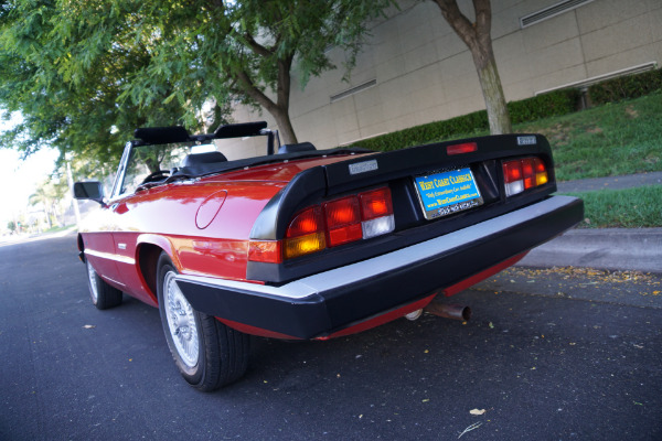 Used 1988 Alfa Romeo Spider Graduate Convertible with 23K original miles Graduate | Torrance, CA