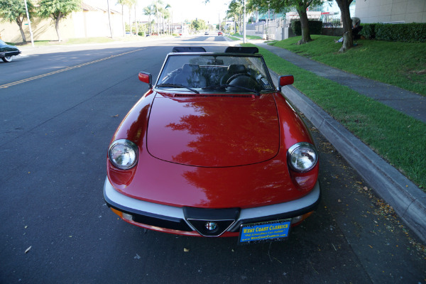 Used 1988 Alfa Romeo Spider Graduate Convertible with 23K original miles Graduate | Torrance, CA