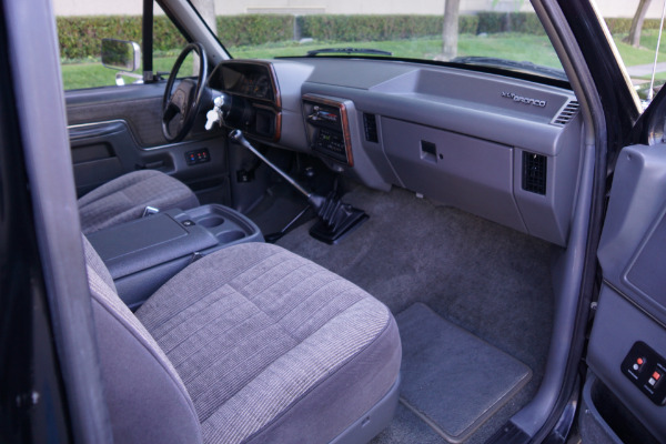 Used 1991 Ford Bronco XLT 4WD 5.0 V8 WITH RARE 5 SPD MANUAL TRANS & 57K ORIG MILES! XLT | Torrance, CA