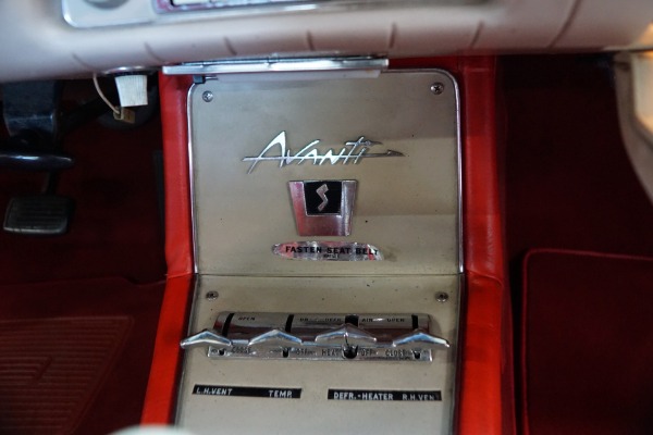 Used 1963 Studebaker Avanti R2 289/289HP V8 Supercharged with rare 4 spd manual trans  | Torrance, CA