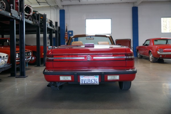 Used 1989 Chrysler TC Maserati Turbo Convertible with 30K original miles Turbo | Torrance, CA