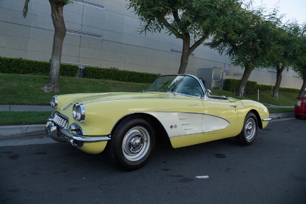 Used 1958 Chevrolet Corvette 283/290 HP V8 4 spd Big Brake Fuel Injection Convertible  | Torrance, CA