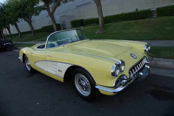 Used 1958 Chevrolet Corvette 283/290 HP V8 4 spd Big Brake Fuel Injection Convertible  | Torrance, CA