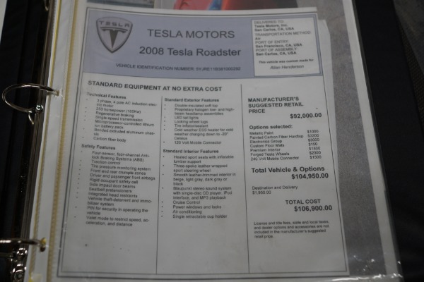 Used 2008 Tesla Roadster  | Torrance, CA