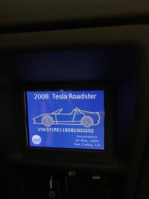 Used 2008 Tesla #292 Roadster with 928 miles  | Torrance, CA