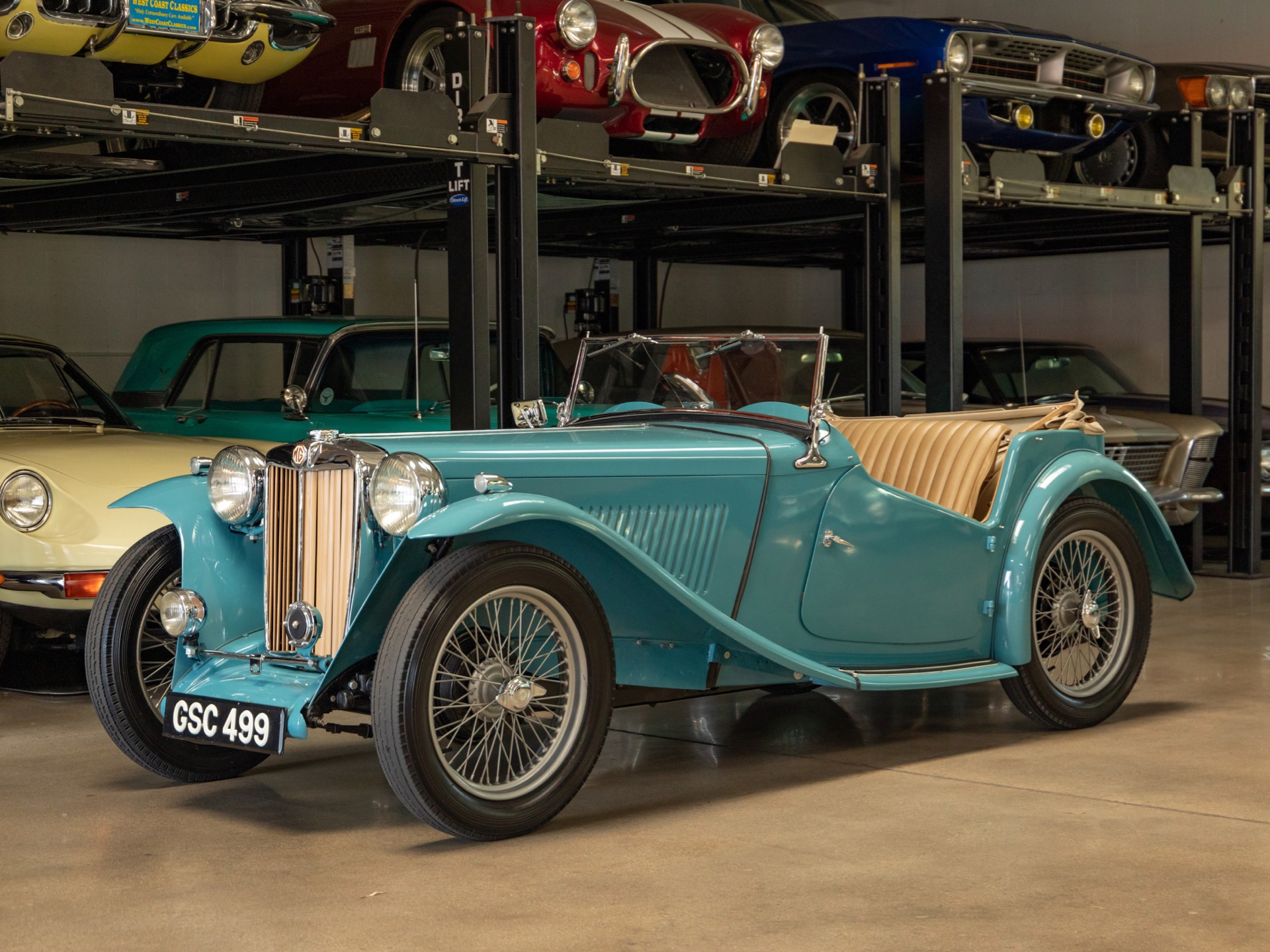 1948 MG TC Roadster Stock # 6371 for sale near Torrance, CA