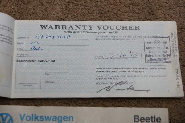 Used 1978 Volkswagen Super Beetle Fuel Injection Convertible with 62K orig miles  | Torrance, CA