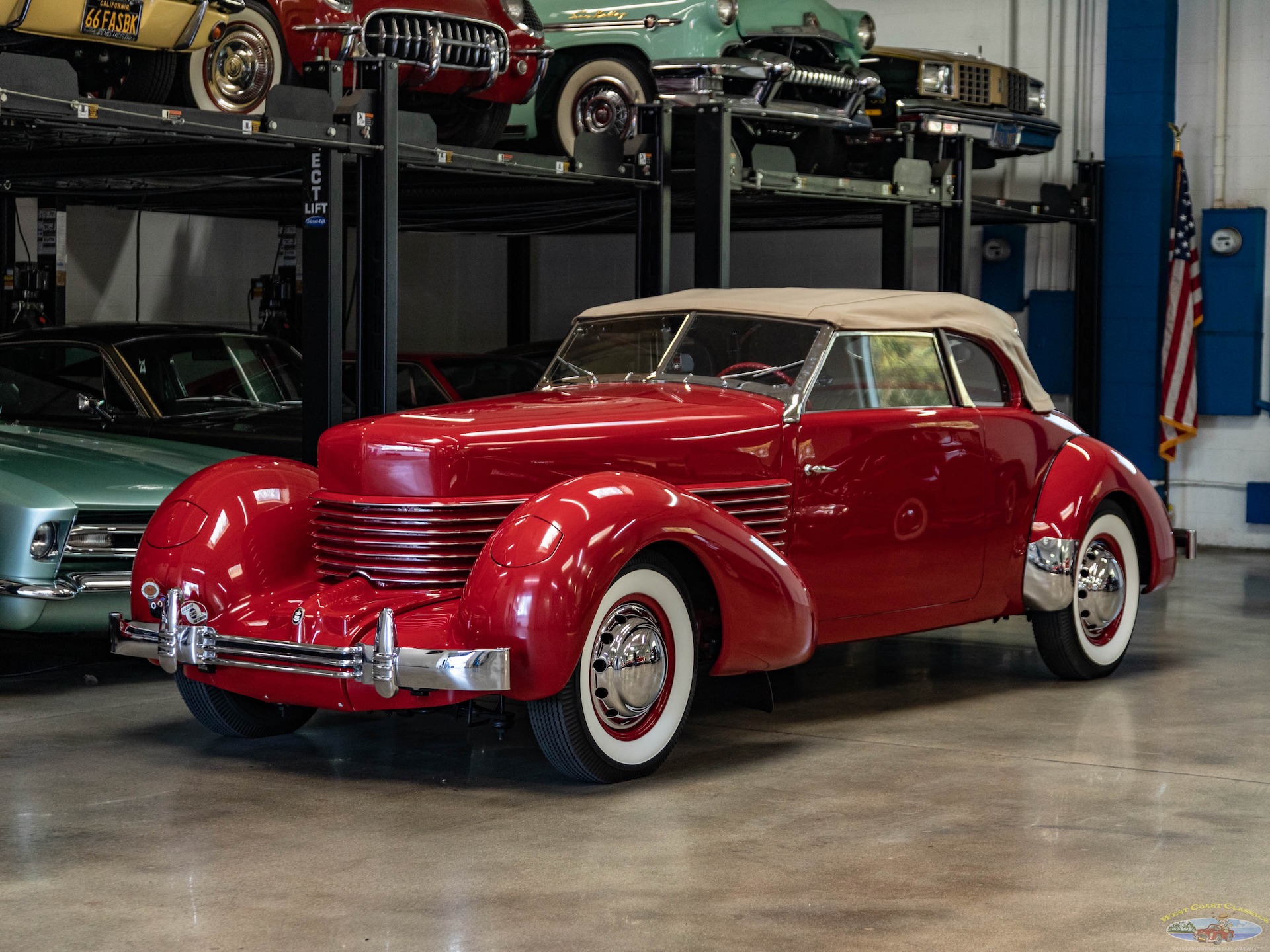 1937 Cord 812 289 V8 Phaeton Stock # 2173 for sale near