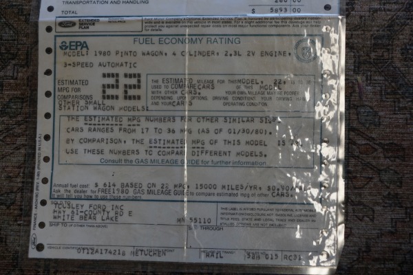 Used 1980 Ford Pinto Squire 2 Door Station Wagon | Torrance, CA