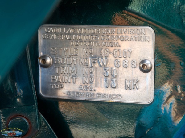 Used 1946 Cadillac Series 61 Custom LS V8 2 Door Club Coupe | Torrance, CA