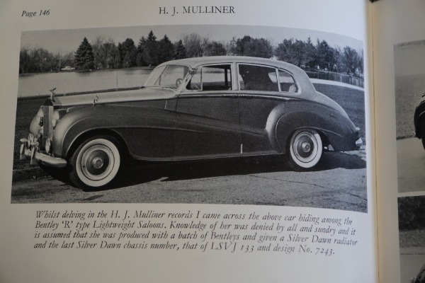Used 1955 Rolls-Royce Silver Dawn Lightweight H.J. Mulliner Coachbuilt 4 Door Sedan | Torrance, CA