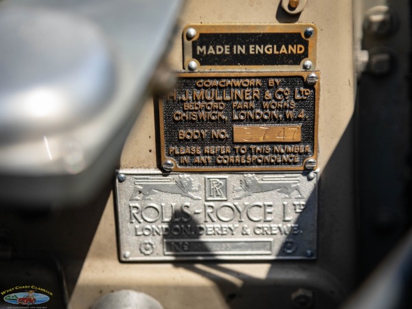 Used 1955 Rolls-Royce Silver Dawn Lightweight H.J. Mulliner Coachbuilt 4 Door Sedan | Torrance, CA