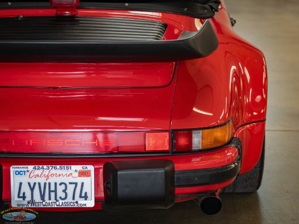 Used 1989 Porsche 911 Turbo Look 2 Door Cabriolet with 49K original miles | Torrance, CA