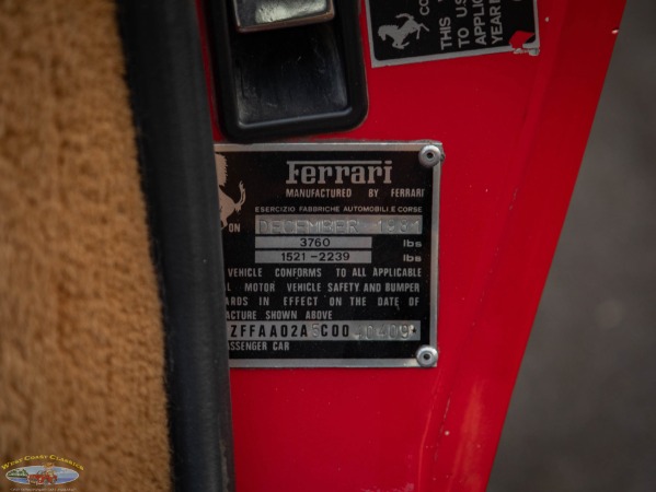 Used 1982 Ferrari 308 GTSi Spyder with 38K original miles | Torrance, CA