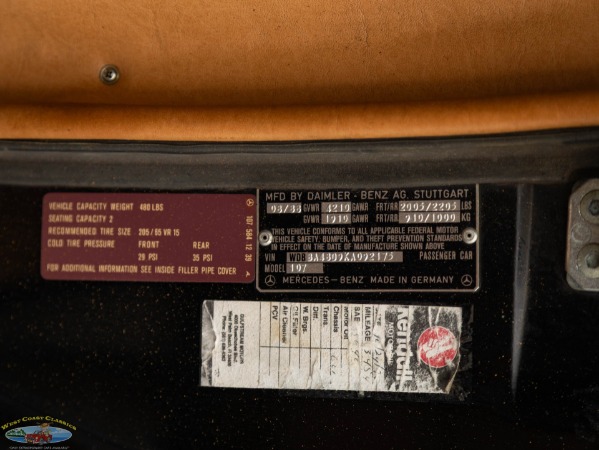 Used 1989 Mercedes-Benz 560SL with 52K original miles 560 SL | Torrance, CA