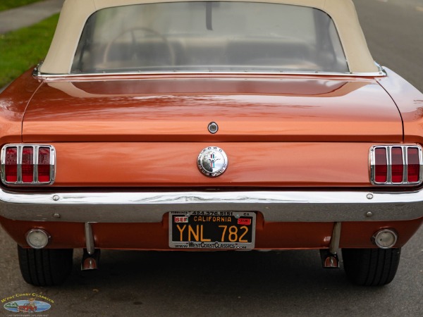 Used 1966 Ford Mustang 289 V8 Convertible in rare Emberglo color with 60K original miles! | Torrance, CA