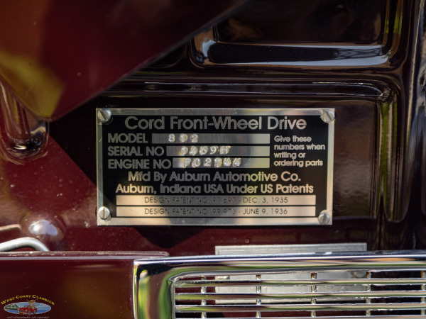 Used 1937 Cord 812 Supercharged 2 Door 4 Passenger Phaeton  | Torrance, CA