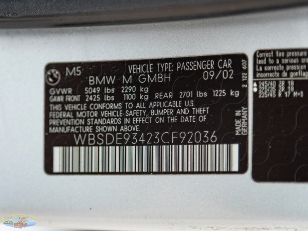 Used 2003 BMW M5 5.0L V8 6 spd Manual Sedan  | Torrance, CA