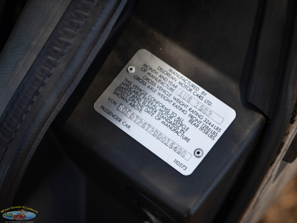 Used 1983 DeLorean DMC-12 Time Machine Danny Botkin Build Mr Fusion Version | Torrance, CA