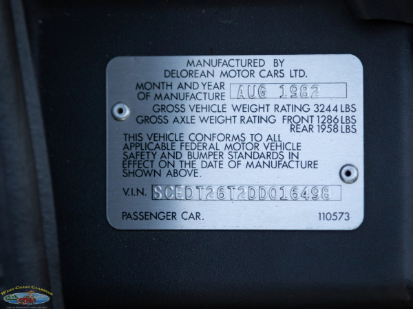Used 1983 DeLorean DMC-12 Time Machine Danny Botkin Build Mr Fusion Version | Torrance, CA