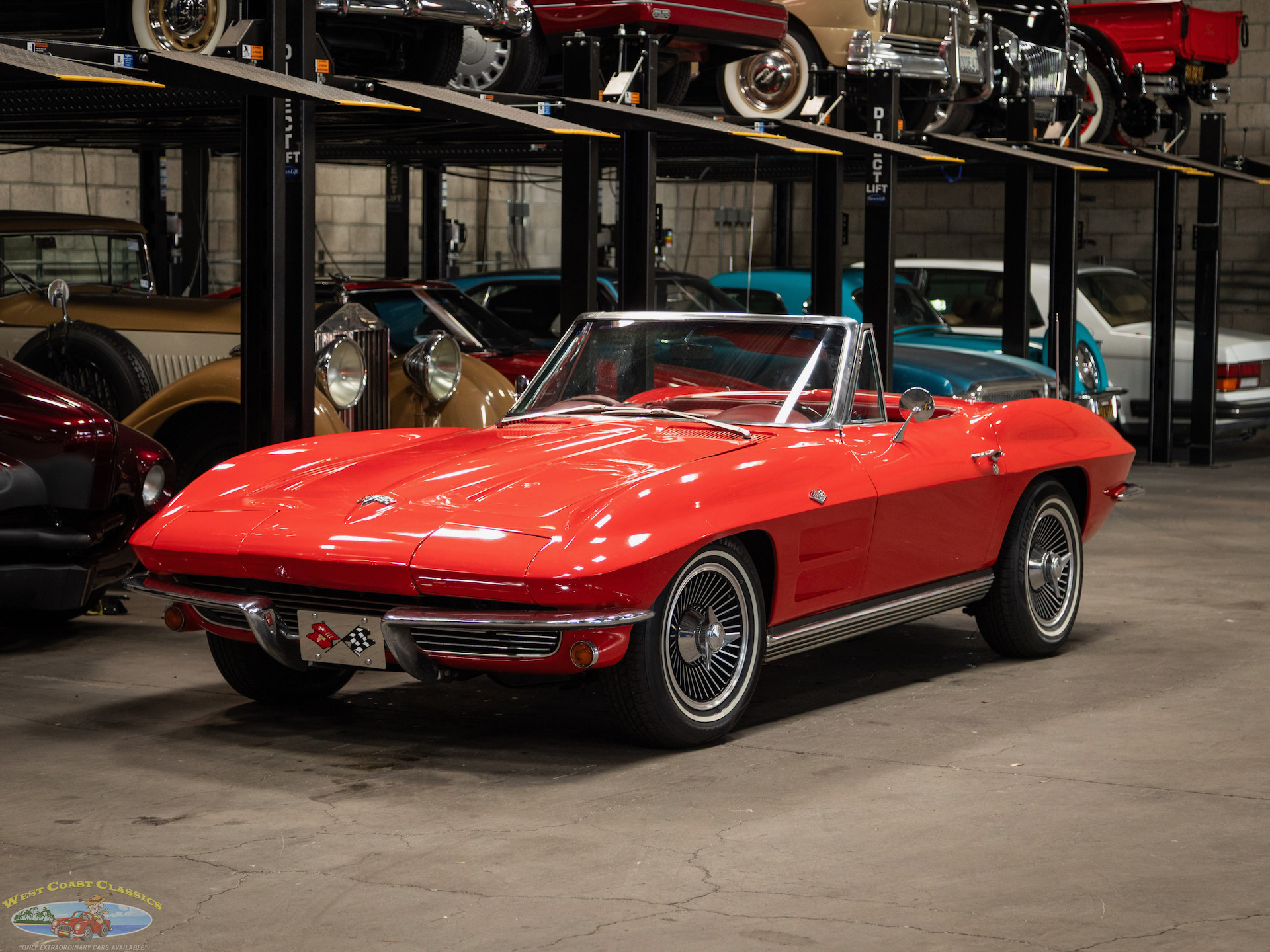 1964 Chevrolet Corvette 350 V8 4 sspd Convertible Roadster