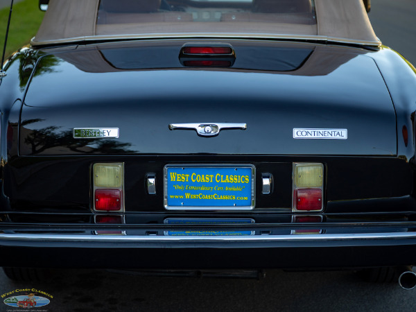 Used 1990 Bentley Continental Drophead Coupe Convertible with 31K miles | Torrance, CA