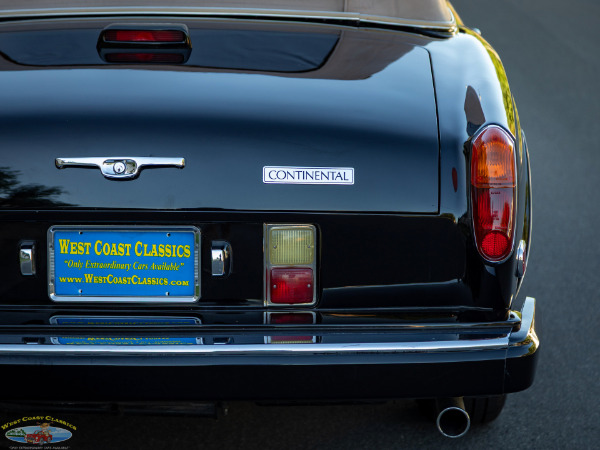 Used 1990 Bentley Continental Drophead Coupe Convertible with 31K miles | Torrance, CA