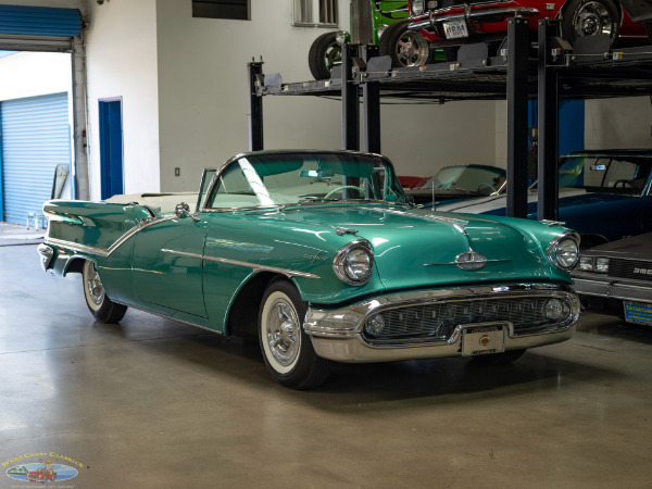 Used 1957 Oldsmobile Starfire 98 J2 371 CID 300HP Tri Power Convertible  with A/C & Loaded with all factory options! | Torrance, CA