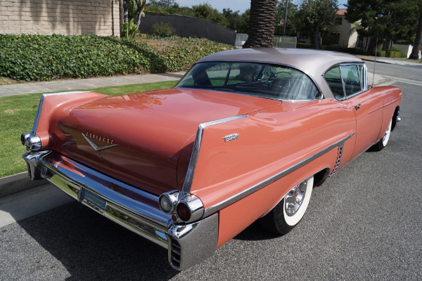 Used 1957 Cadillac Coupe de Ville Silver Brocade Pattern Cloth & Black Leather | Torrance, CA