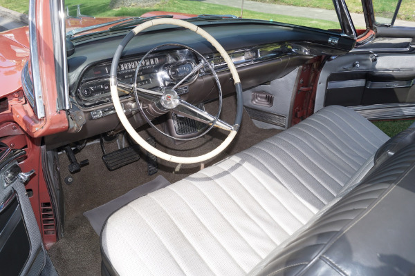 Used 1957 Cadillac Coupe de Ville Silver Brocade Pattern Cloth & Black Leather | Torrance, CA