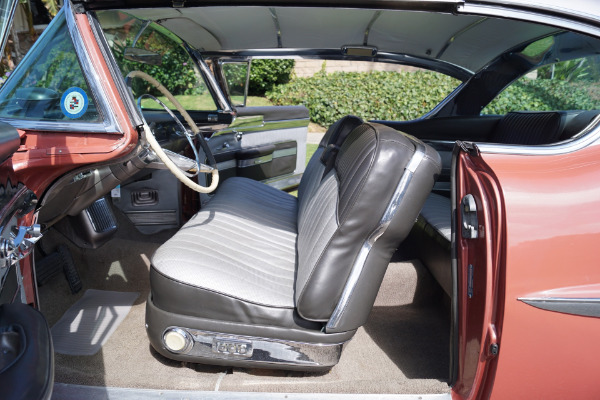 Used 1957 Cadillac Coupe de Ville Silver Brocade Pattern Cloth & Black Leather | Torrance, CA