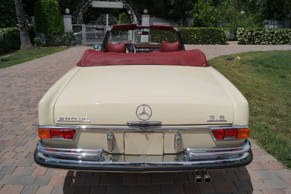 Used 1971 Mercedes-Benz 280SE 3.5 V8 Cabriolet Red Leather | Torrance, CA