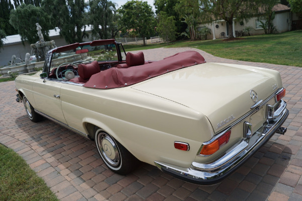 Used 1971 Mercedes-Benz 280SE 3.5 V8 Cabriolet Red Leather | Torrance, CA