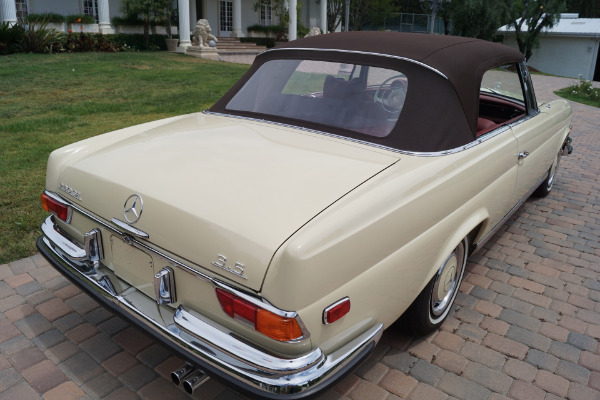 Used 1971 Mercedes-Benz 280SE 3.5 V8 Cabriolet Red Leather | Torrance, CA