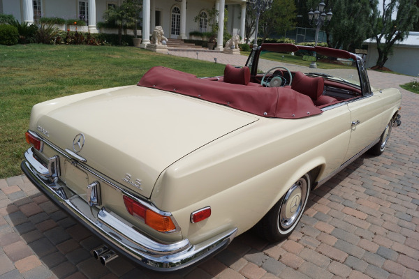 Used 1971 Mercedes-Benz 280SE 3.5 V8 Cabriolet Red Leather | Torrance, CA