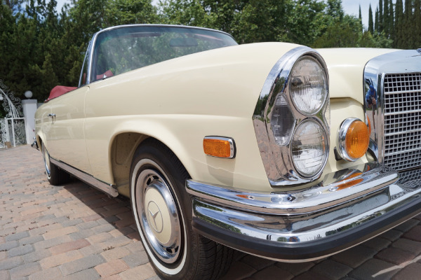 Used 1971 Mercedes-Benz 280SE 3.5 V8 Cabriolet Red Leather | Torrance, CA