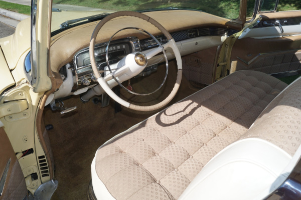 Used 1955 Cadillac Coupe DeVille Gold Cloth & White Leather | Torrance, CA