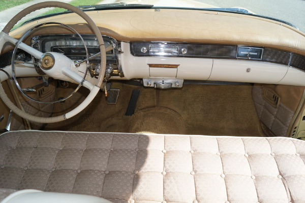 Used 1955 Cadillac Coupe DeVille Gold Cloth & White Leather | Torrance, CA