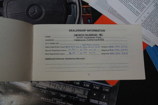 Used 1989 Mercedes-Benz 560-Class 560SL ROADSTER 560 SL | Torrance, CA